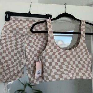 Wilo Sports Bra and Shorts Set